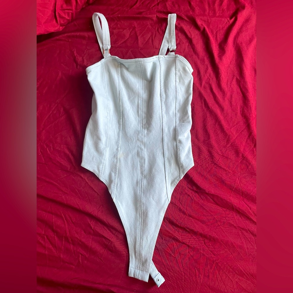 Light blue bodysuit